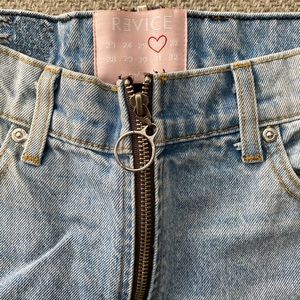 Revice Denim Yin Yang Crops in Vintage Vegas 26